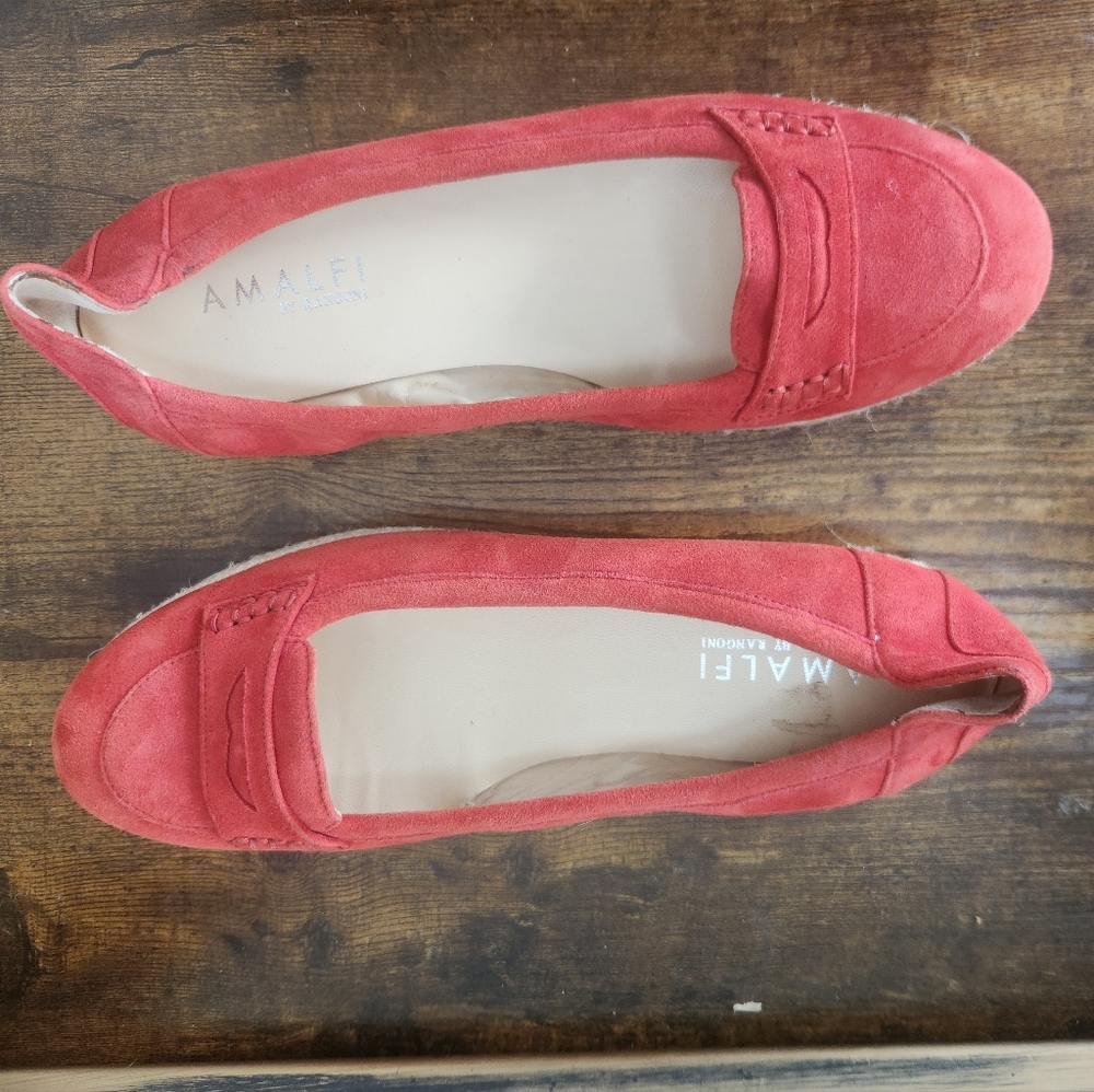 Amalfi Women's Red Suede Loafers
